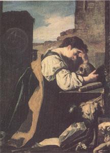 Domenico  Feti Melancholy or the Penitent Magdalen (mk05) oil painting image